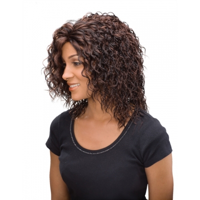 ALICIA CAREFREE, Monofilament Synthetic Half Wig, FELICIA