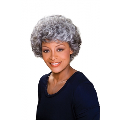 ALICIA FOXY SILVER, Monofilament Synthetic Wig, MAXINE