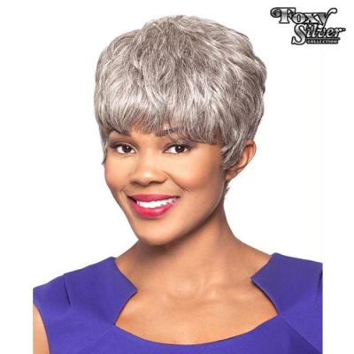 Foxy Silver Human Hair Wig - H/H ALICE