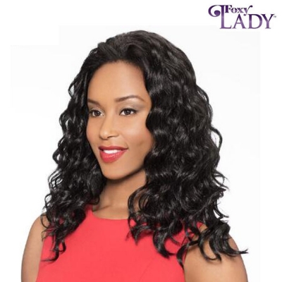 Foxy Lady Human Hair Natural J Part Lace Wig - H/H LUELLA