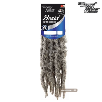 Foxy Silver BUTTERFLY LOCS 12 Braid - 14692