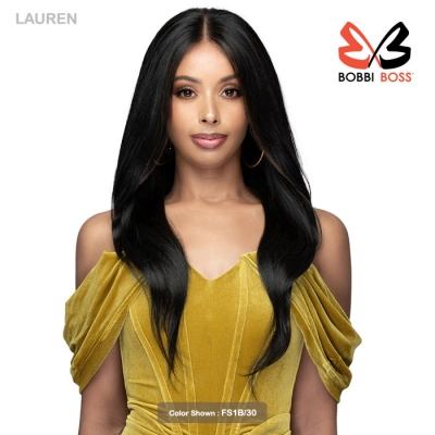Bobbi Boss Human Hair Blend 13x4 HD Full Lace Wig - FLB002 LAUREN