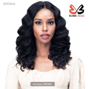 Bobbi Boss 100% Human Hair HD Lace Front Wig - MHLF482 BRONIA