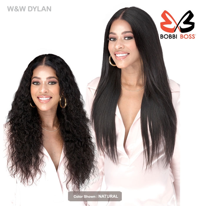 Bobbi Boss Unprocessed Human Hair Wet Wavy Hd Lace Wig Mhlf Dylan