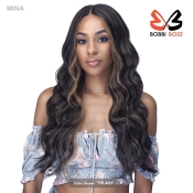 Bobbi Boss Miss Origin Human Hair Blend 5 inch Deep Part HD Lace Front Wig - MOGL100 MINA