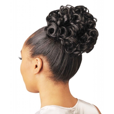 NEW BORN FREE Synthetic Drawstring Ponytail: 0341 FLOWER D/S