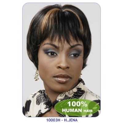 NEW BORN FREE 100% Human Hair Wig: 10003H H.JENA