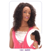 NEW BORN FREE Demi Cap Synthetic Half Wig: 1263 QUEEN