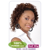 -NEW BORN FREE 100% Human Hair Half Wig: 9010H SHANNON