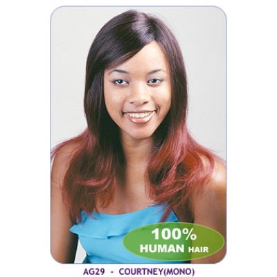 NEW BORN FREE 100% Human Hair Wig: AG29 COURTNEY