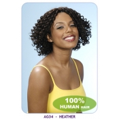 NEW BORN FREE 100% Human Hair Wig: AG34 HEATHER