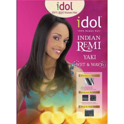 IDOL INDIAN 100% Human Remi Yaki Weave 8s