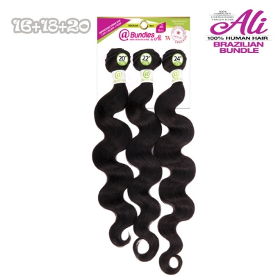 Ali @ 7A Brazilian Bundle 3pcs - Body Wave 16+18+20