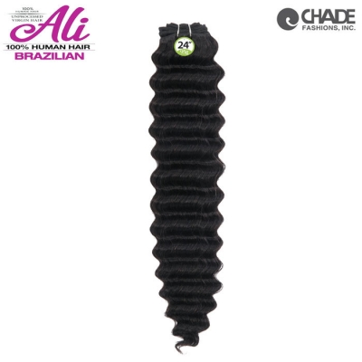 Ali 7A 100% Human Hair Remi Weave Single Bundle - New Deep 10-14(Natural Black)