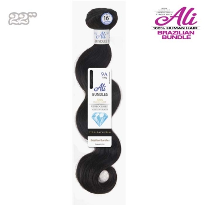 Ali Brazilian Virgin Remi - Body Wave 9A 22