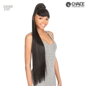 New Born Free Synthetic Drawstring Ponytail - BANG+PONY STRAIGHT 18