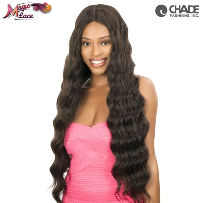 New Born Free Magic Lace Human Hair Blend Deep Part Lace Front Wig - MLDHL