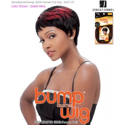 Sensationnel Human Bump Wig EASY 27 - Human Hair Full Wig