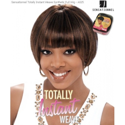 Sensationnel Totally Instant Weave A025 - Synthetic Full Wig