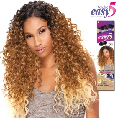 Sensationnel KANUBIA Easy5 Synthetic Weave (18 20 22) - NATURAL BOHEMIAN