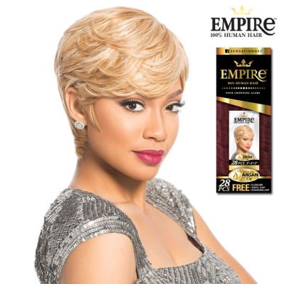 Sensationnel EMPIRE Human Hair Weave - 28PCS