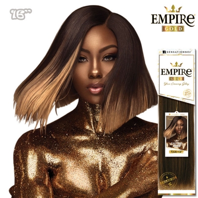 Sensationnel 100% Remi Human Hair Empire Gold - HH YAKI WVG 16