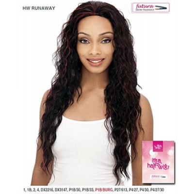 It's a wig Futura Synthetic Half Wig - RUNAWAY