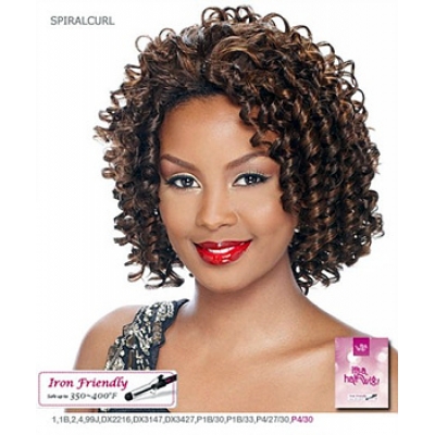 It's a wig Futura Synthetic Half Wig - SPIRAL CURL