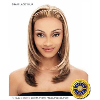 It's a wig Synthetic Braid Lace Front Wig - BRAID YULIA