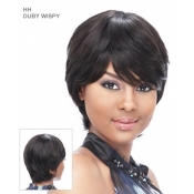 It's a Wig Human Hair Wig Short & Sassy DUBY WISPY