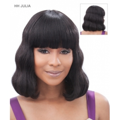 It's a Wig Human Hair Wig Swirls & Curls JULIA