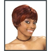 It's a Cap Weave Human Hair Wig Short & Sassy TARA-1