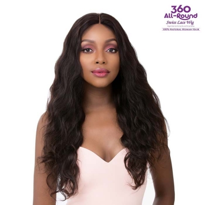 It's a Wig Human Hair 360 All Round Swiss Lace Wig - S LACE ELARA