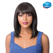 It's a Wig Brazilian Human Hair Wig - HH WET N WAVY SLICK