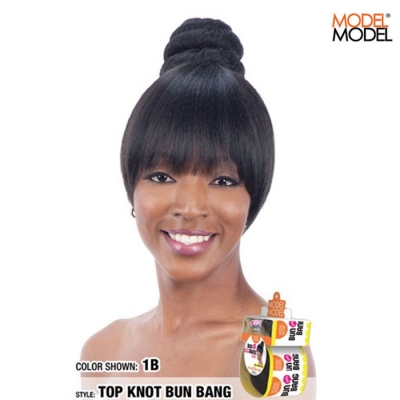 Model Model Bun TOP KNOT BUN & BLUNT BANG (2 PCS)