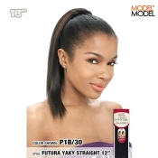 Model Model EQUAL Drawstring Ponytail - YAKY STRAIGHT 16