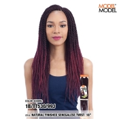 Model Model GLANCE NATURAL FINISHED SENEGALESE TWIST 18 Braid