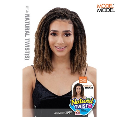 Model Model Synthetic Glance Crochet Braid - NATURAL TWIST (S)