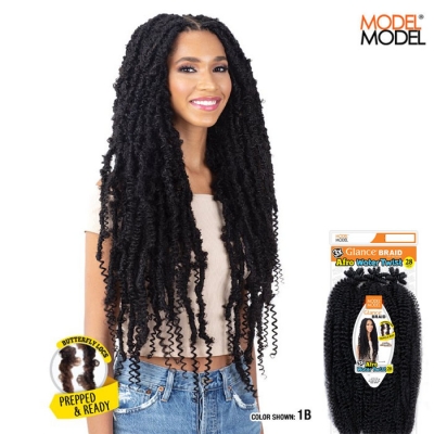 Model Model Glance Synthetic Braid - 3X AFRO WATER TWIST 28