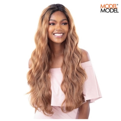 Model Model Synthetic Mint Lace Wig - ML-03