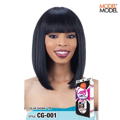 Model Model Synthetic Cozy Cap Wig - CG-001