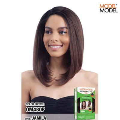 Model Model Deep Invisible L-Part Wig - JAMILA