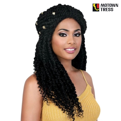 Motown Tress WATER WAVE BULK BRAID 26 CROCHET HAIR - C26.WATER