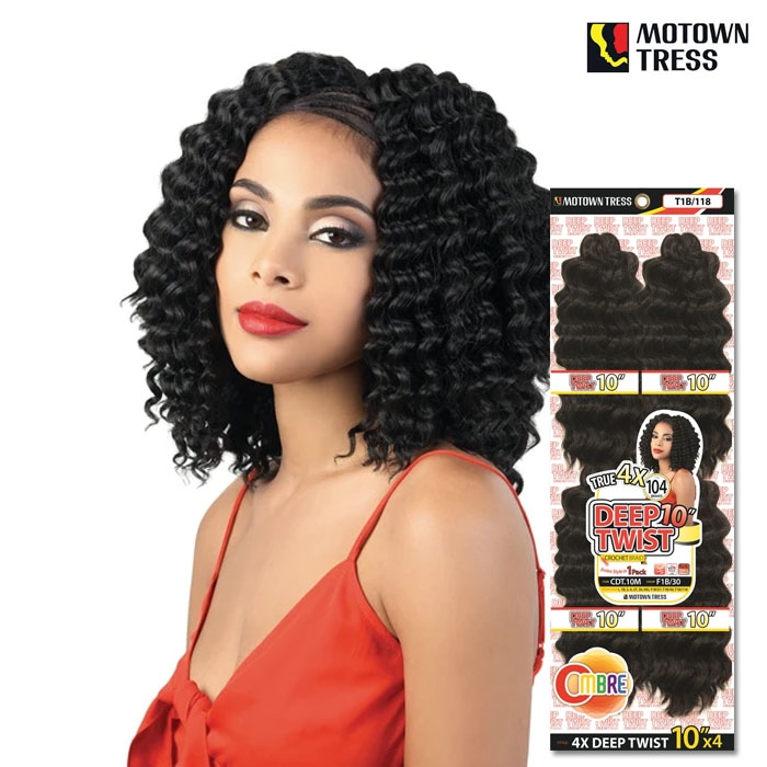 Motown Tress 4X CROCHET DEEP TWIST BRAID 10 - CDT.10M