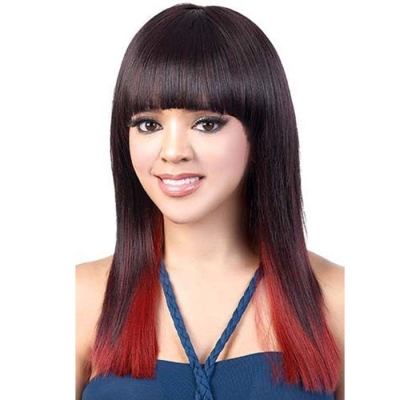 Motown Tress Human Hair Blend Wig - HB-NELA