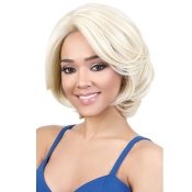 Motown Tress Human Hair Blend Swiss Lace Front Wig - HBSL.ALON