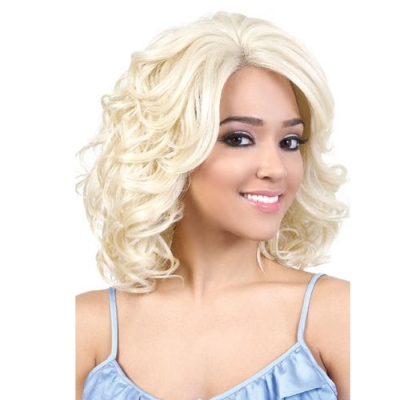 Motown Tress Human Hair Blend Swiss Lace Front Wig - HBSL.BIO