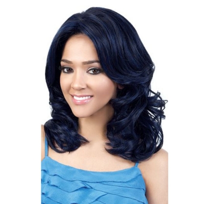 Motown Tress Human Hair Blend Swiss Lace Front Wig - HBSL.CALI