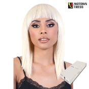 Motown Tress Natural & Blonde 100% Remy Human Hair Wig - HNB.FINA