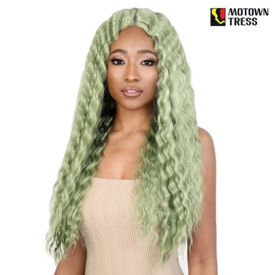 Motown Tress Lets Lace Deep Part Lace Front Wig - LDP-CRIMP7